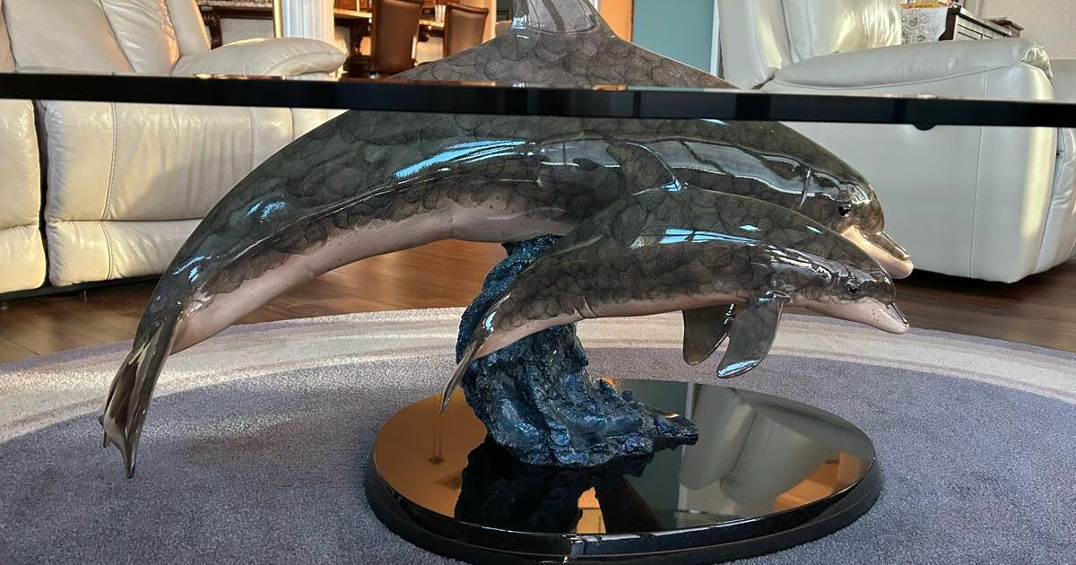 Wyland Above and Below Dolphin Table for $22000 in Kissimmee, FL | For ...