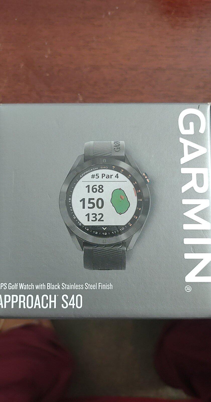 Garmin Approach S40 GPS Golf Watch