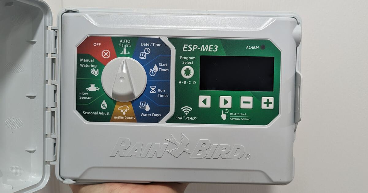 Rain Bird ESP4ME3 7 Station Indoor/Outdoor Wifi Ready Sprinkler ...