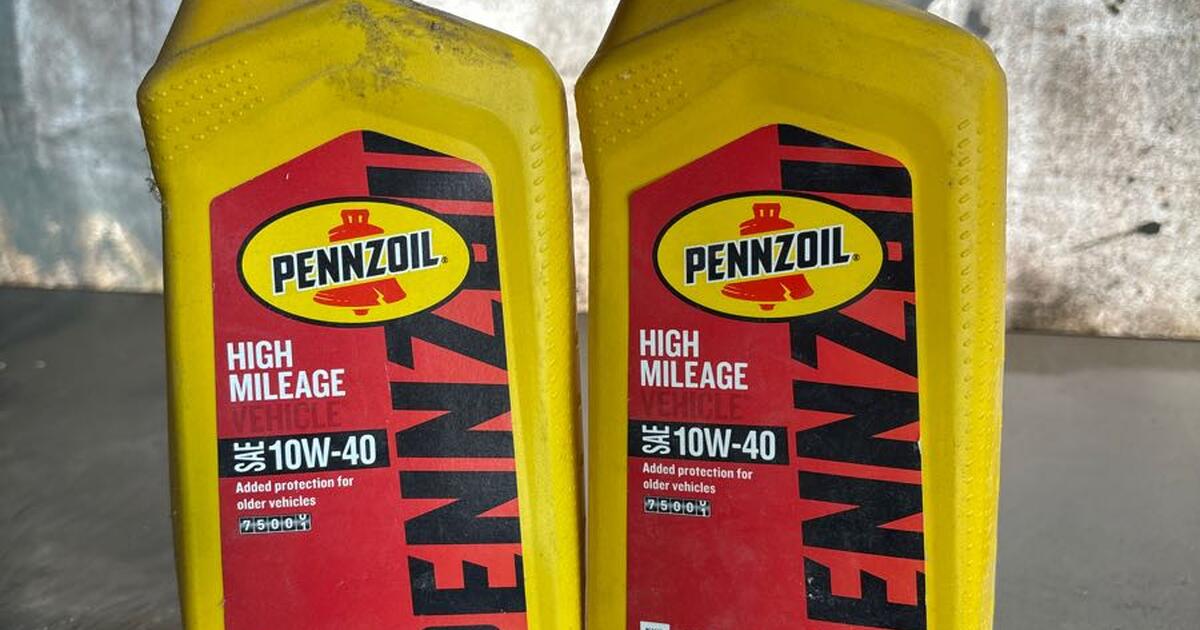 Pennzoil High Mileage Motor Oil 10W-40 for Free in Elk Grove, CA | For ...