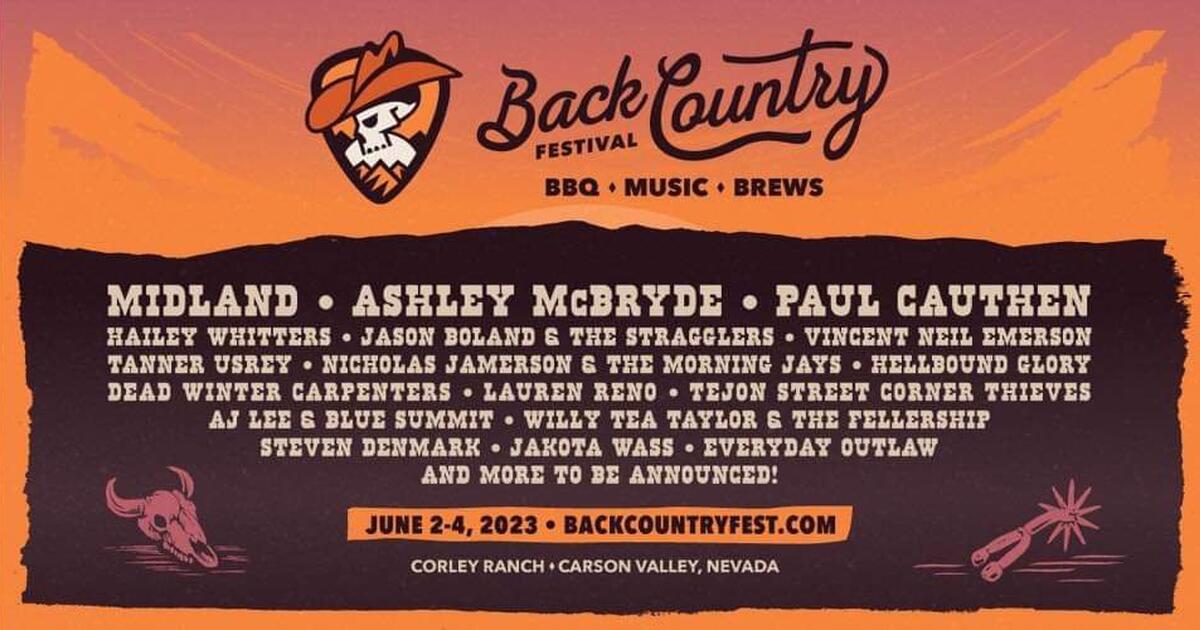 Back Country Music Festival 3 day ticket for 200 in Gardnerville, NV