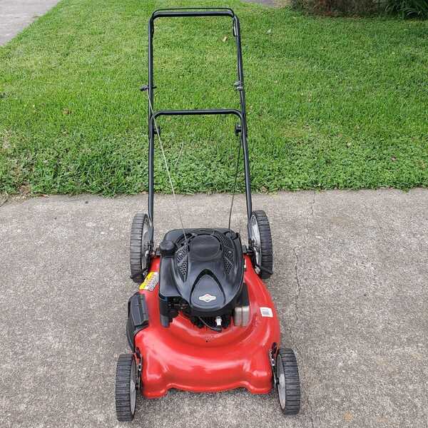 Yard Machine By MTD 675 Series 190cc 6.75 HP 21 Cut Large Rear Wheel Mulching Push Mower For 140 In Houston TX For Sale Free Nextdoor