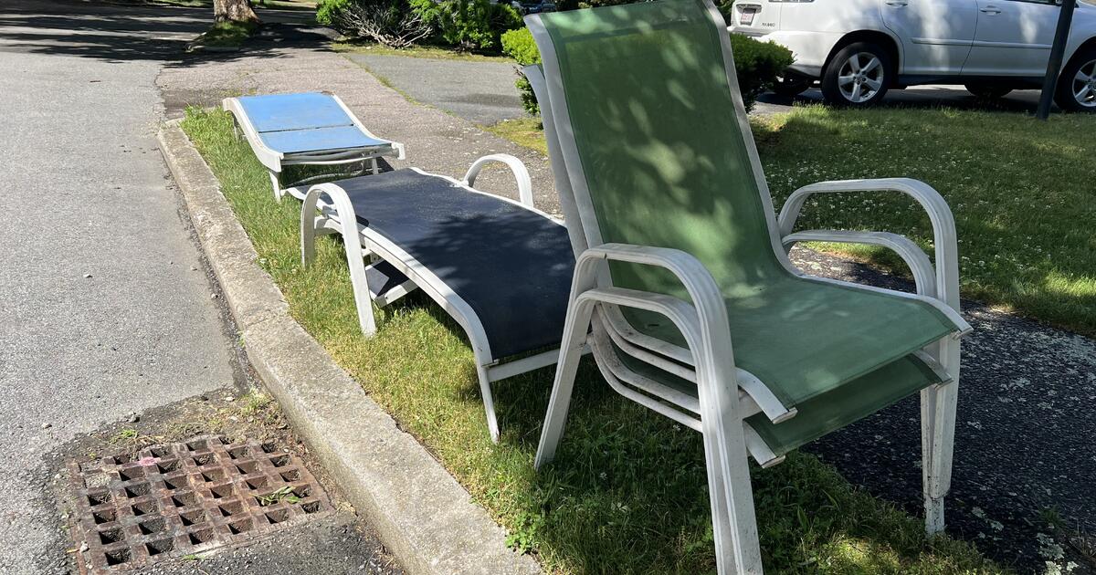 Free Patio Furniture (chairs) - Curbside for Free in Newton, MA | For