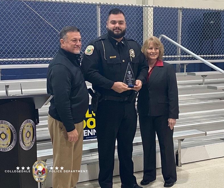 Collegedale Officer Named DUI Officer of the Year (Collegedale Police