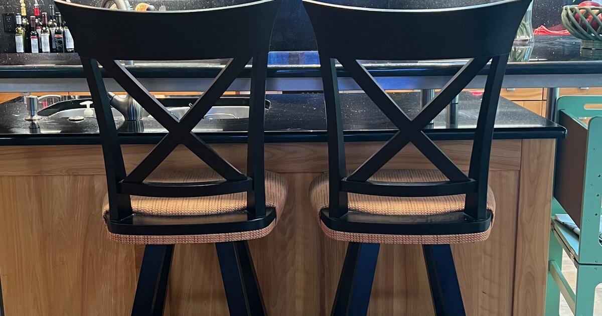 Two swivel barstools from Barstools & for 50 in Cary, NC