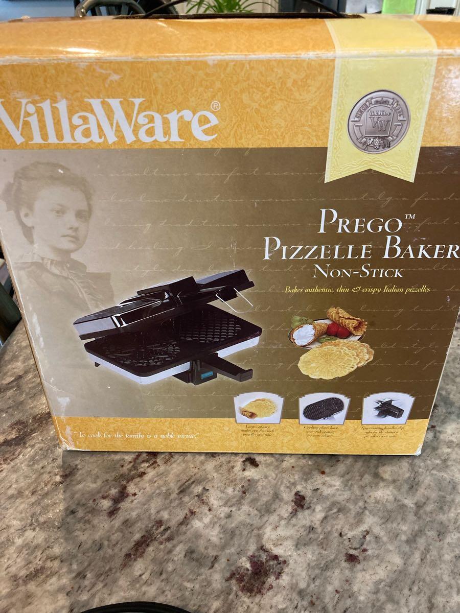 villaware prego pizzelle maker