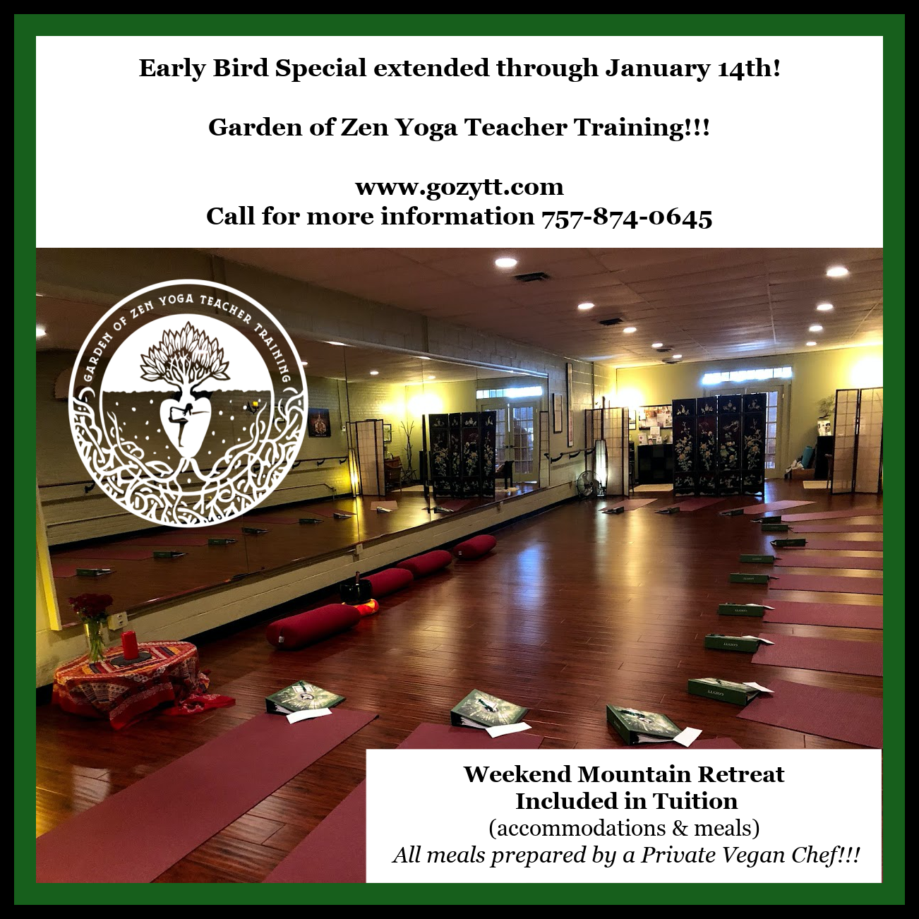 Garden of Zen Yoga Studio, Yorktown, VA
