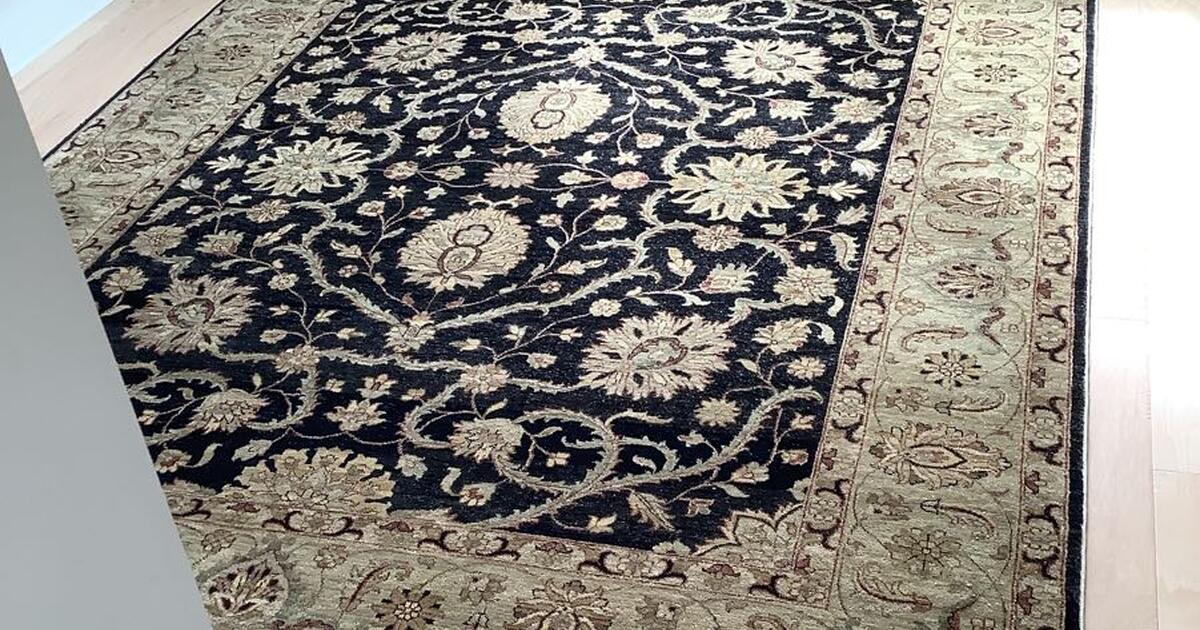 Black and tan Hand tufted Oriental Rug for 395 in Knoxville, TN For