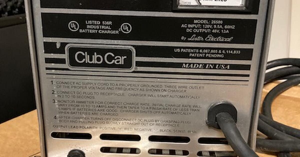 Club Car Power Drive 3 Golf Cart Battery Charger for 68 in Bluffton