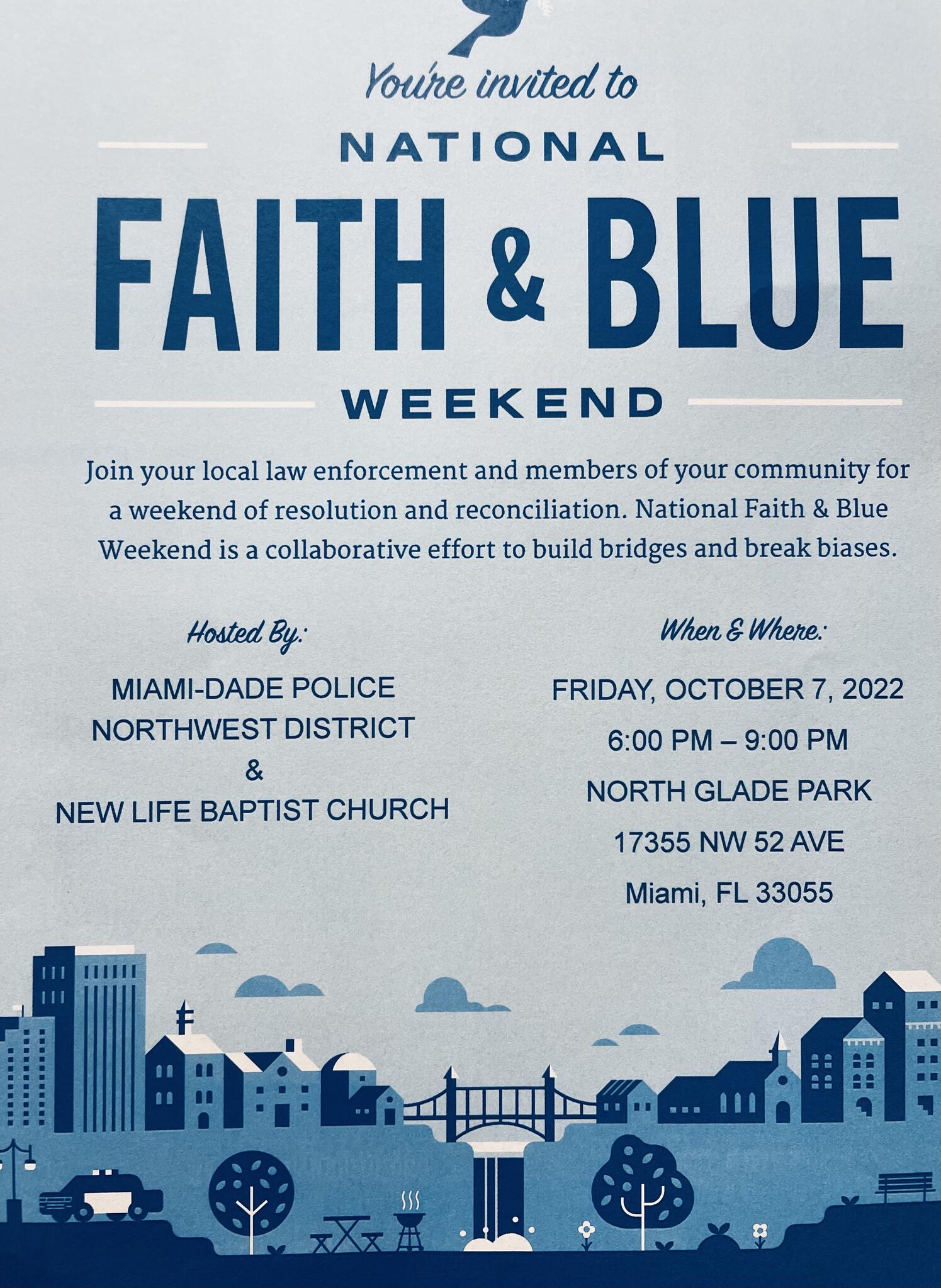 National Faith & Blue Weekend (Miami-Dade Police Department) — Nextdoor ...