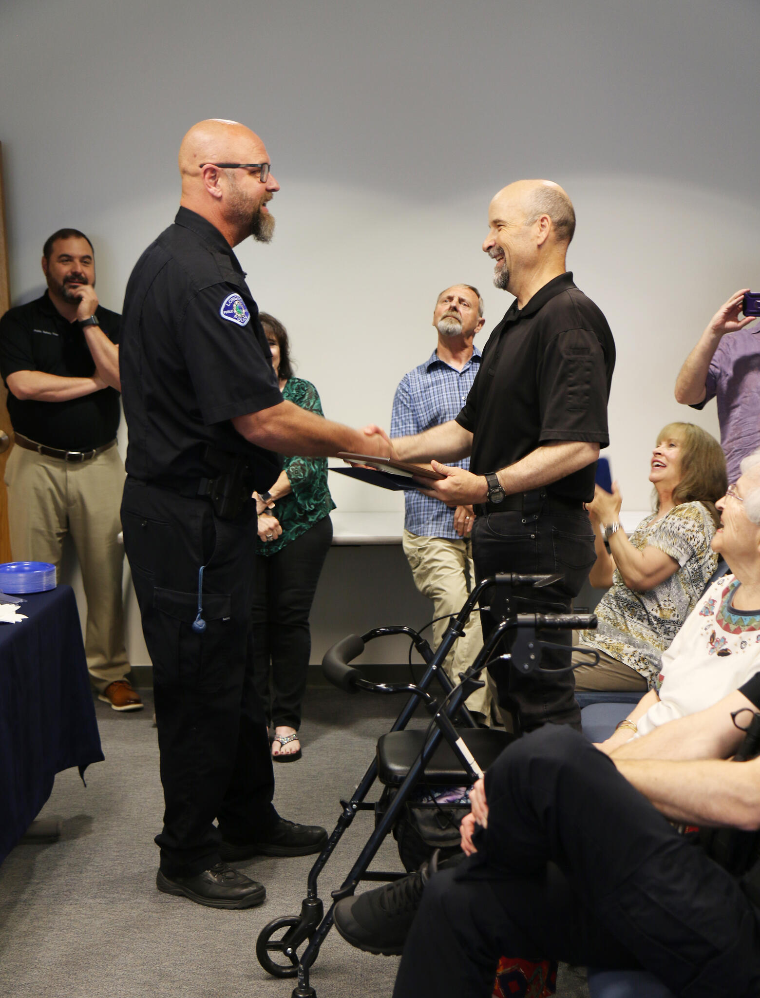 Longmont Public Safety bid farewell to Commander John Wederquist, who ...