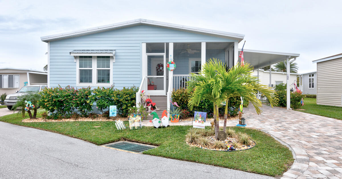 194 Arbor Lane in 55+ Fairlane Harbor for 199900 in Vero Beach, FL