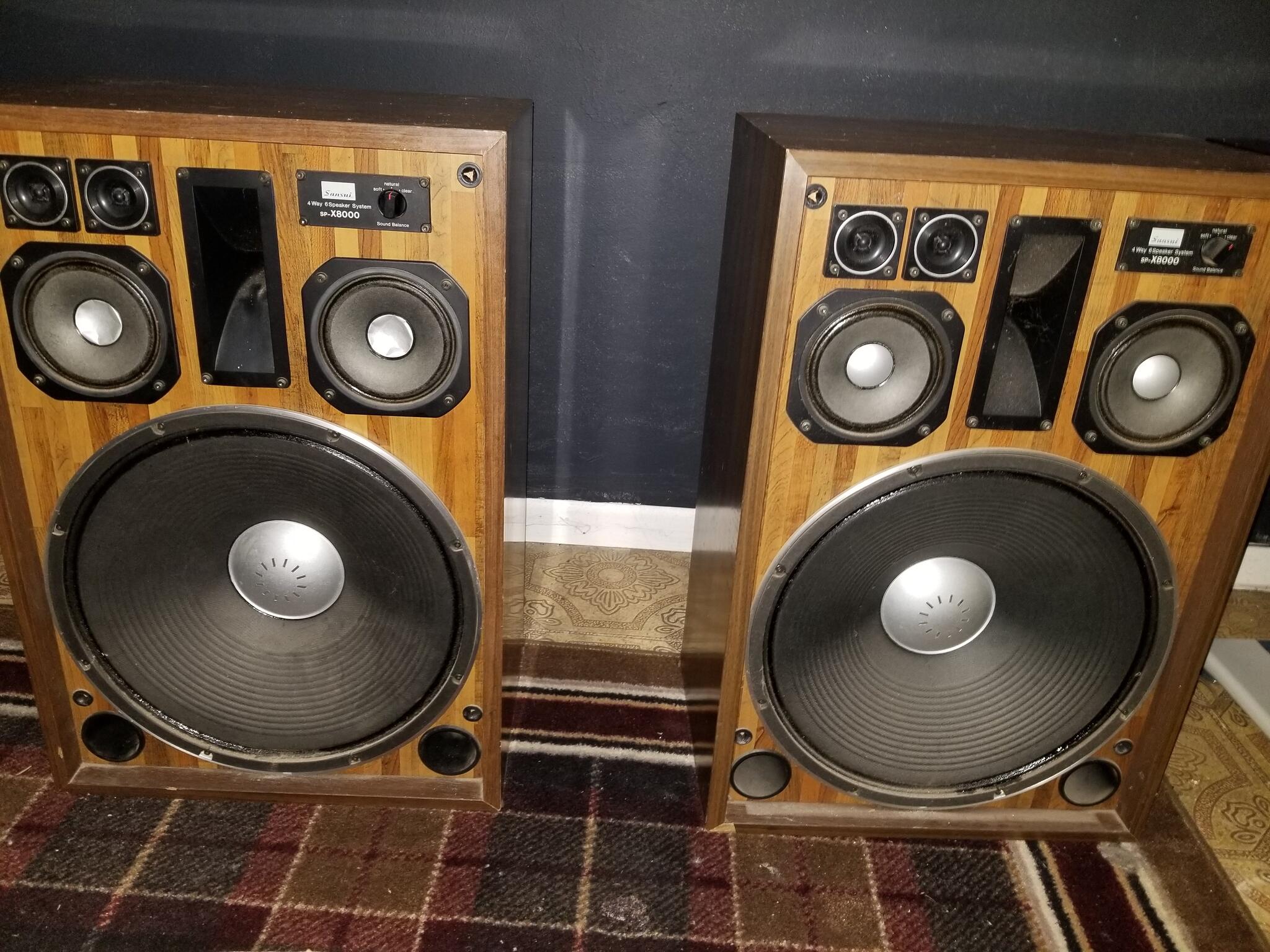 Sansui sp x8000 hot sale speakers for sale