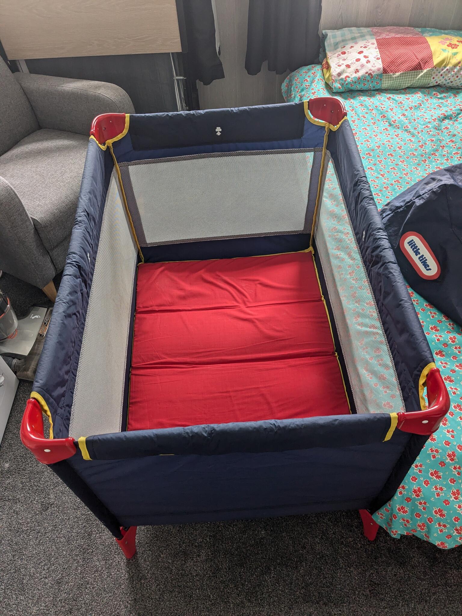 Little tikes travel cot best sale