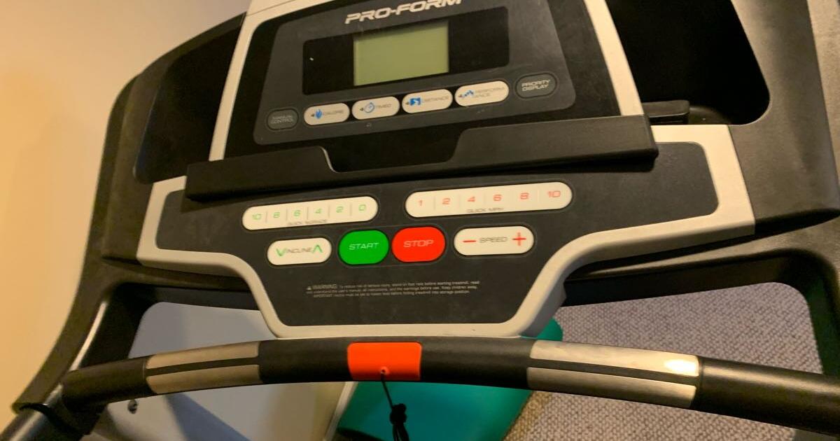 Proform 650 treadmill discount manual