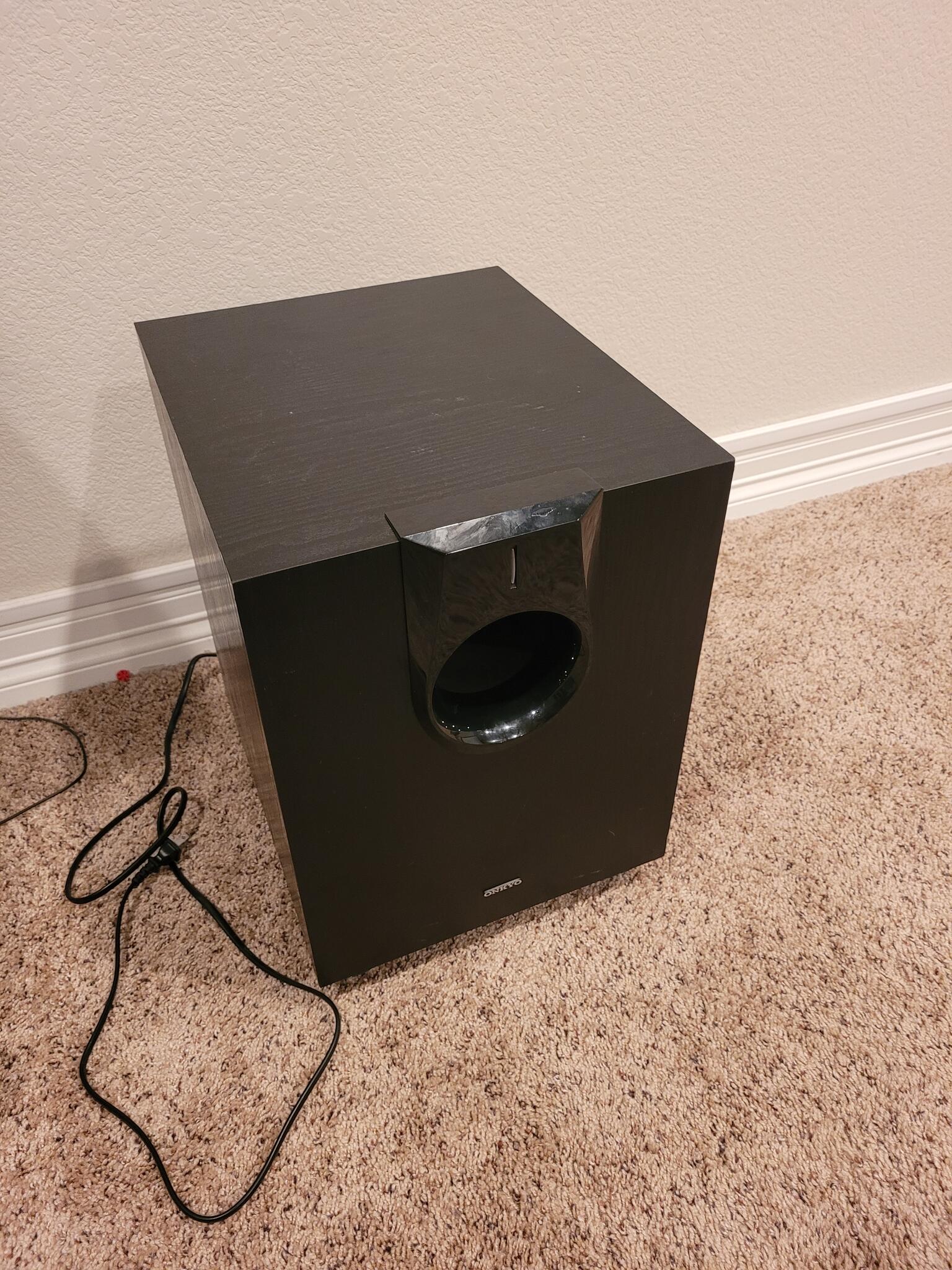 onkyo skw 593 subwoofer