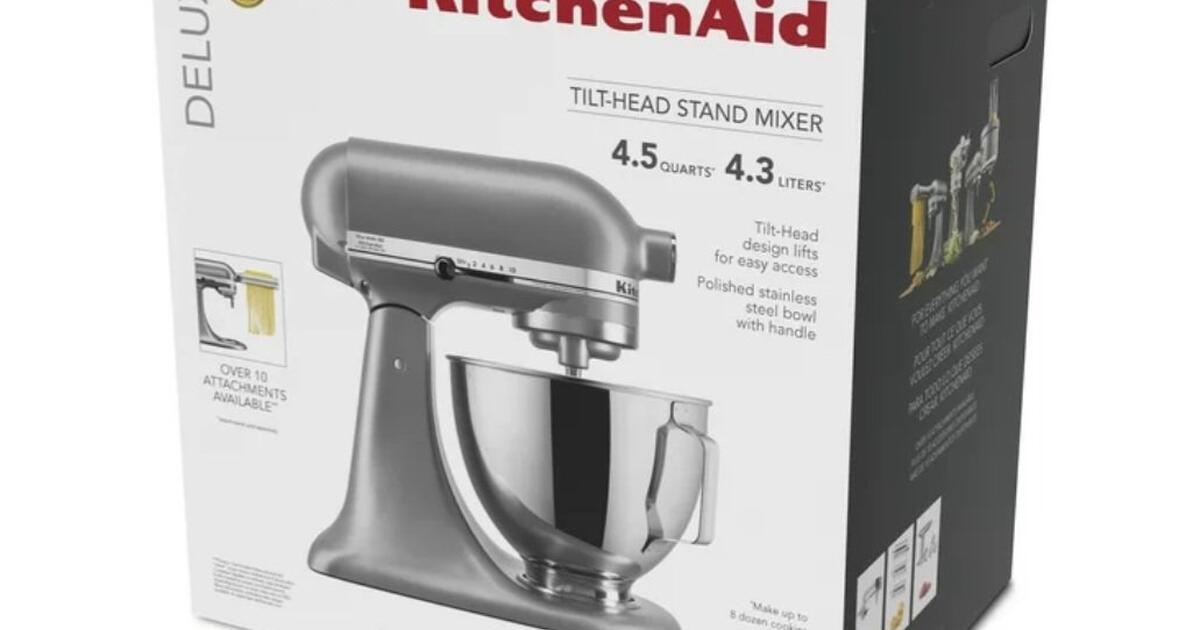 KITCHENAID Deluxe 4.5 Quart TiltHead Stand Mixer (Model KSM97 Color