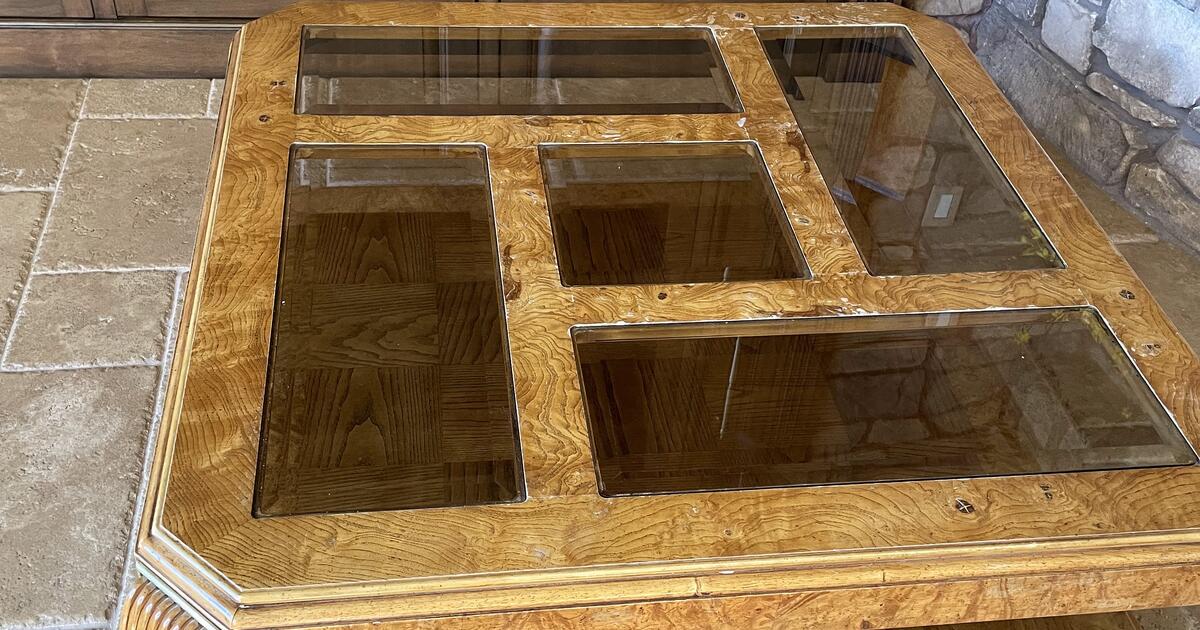 glass top coffee table for Free in San Ramon, CA For Sale & Free
