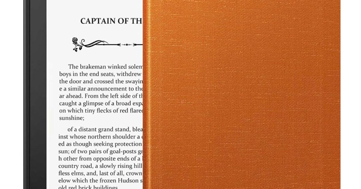 Orange Kindle Protecive Case by Infiland for Kindle Paperwhite 10th