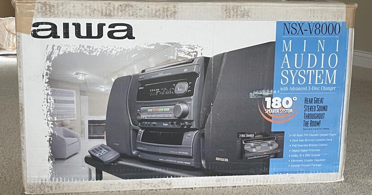 AIWA MINI AUDIO SYSTEM NSX-V8000 for $80 in Carmel, IN | For Sale ...