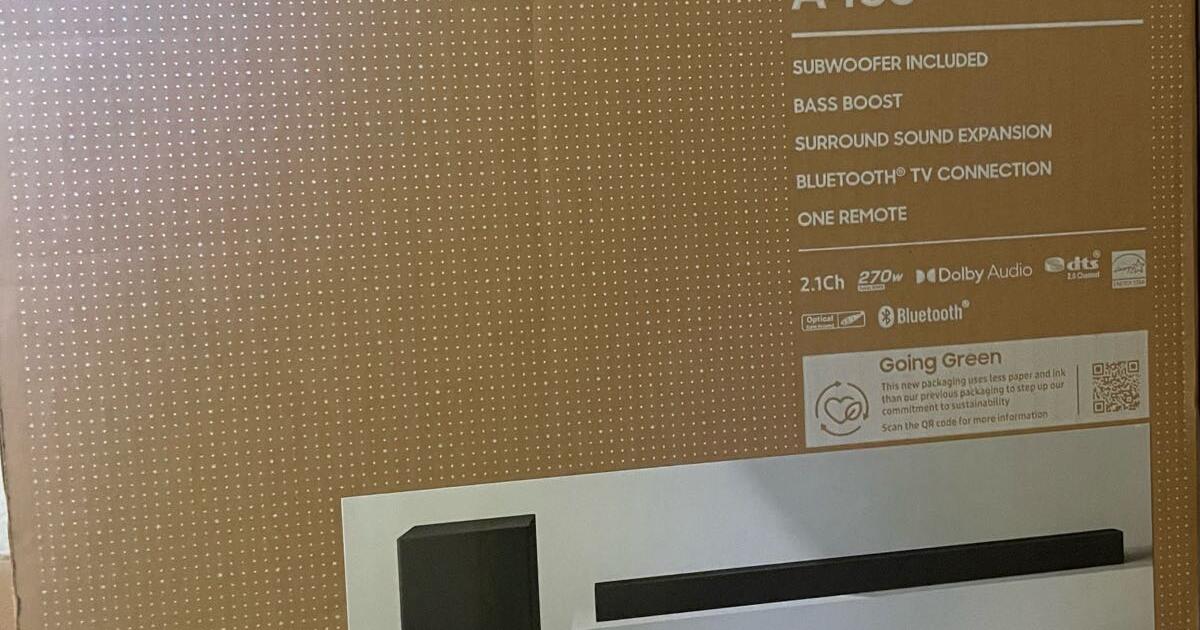 Samsung A430 Bluetooth Soundbar with Subwoofer for 70 in San Francisco