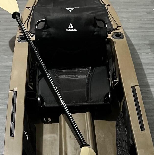 Ascend H12 SitIn Hybrid Fishing Kayak with all the accessories for 500 in Apollo Beach, FL