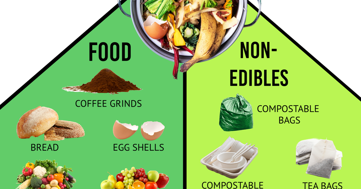 Here are a few items that you can begin collecting for the Food Waste