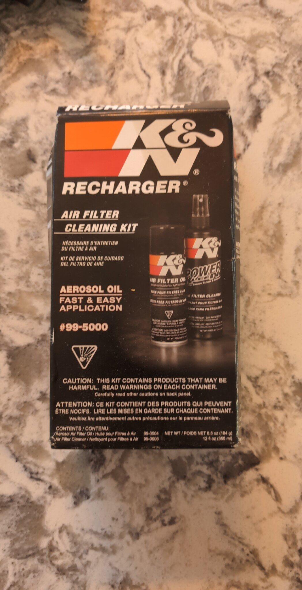 K&N Recharger/Filter Cleaning Kit Aerosol 99-5000 Oil Engine Cleaner Care  Spray