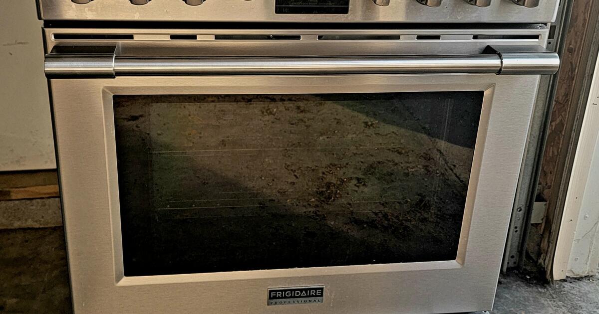 Electric Range Frigidaire Professional brand Stainless steel Model