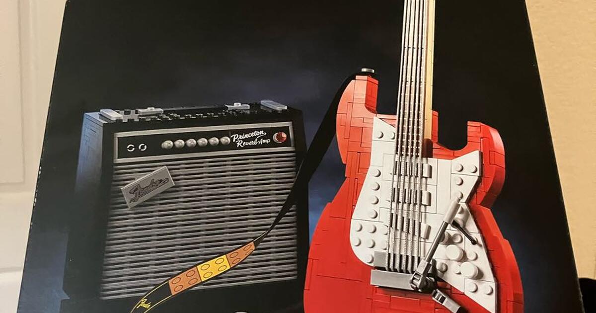 Legos Fender Stratocaster unopened box for 50 in Las Cruces, NM For Sale & Free — Nextdoor