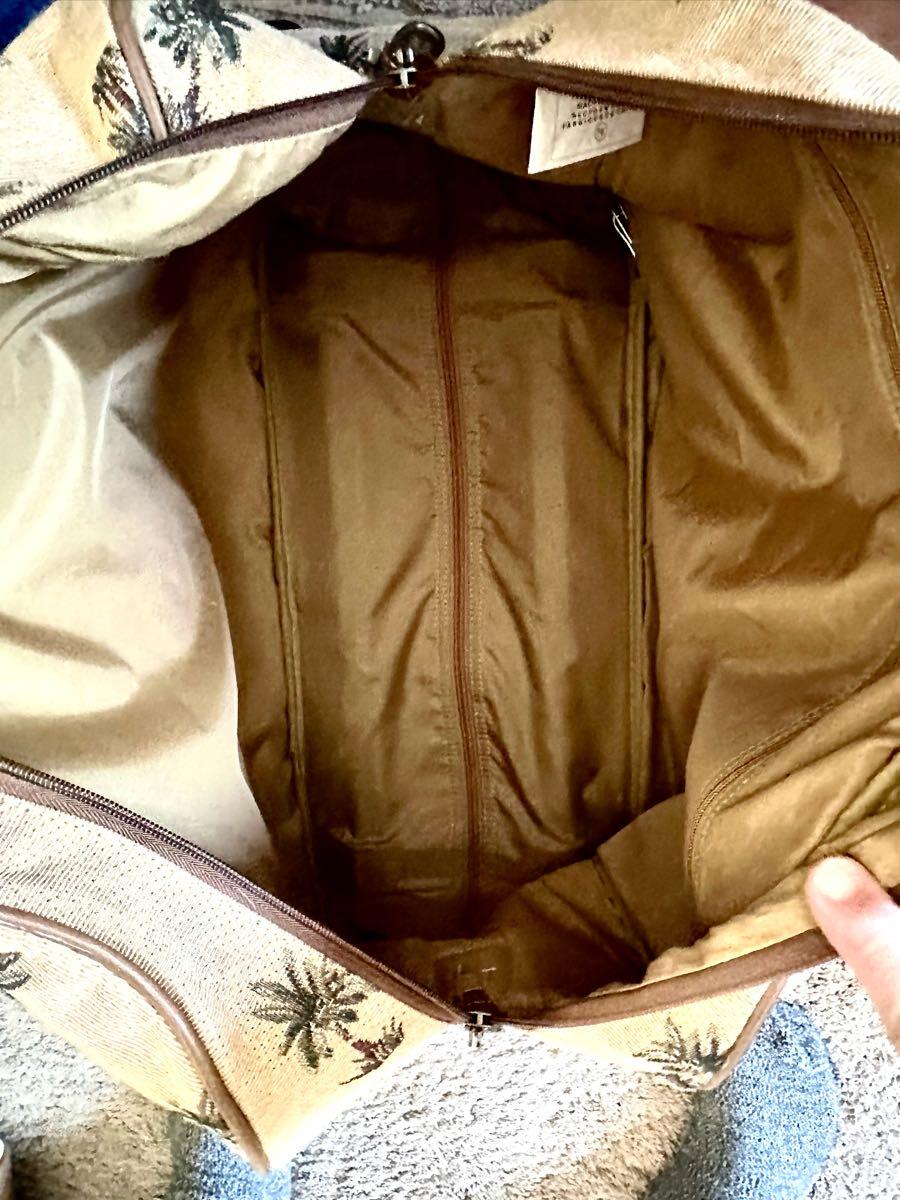 USED Set Of Diane Von Furstenberg Vintage Palm Tree Duffel Bag & Weekend  Bag For $75 In Eagan, MN