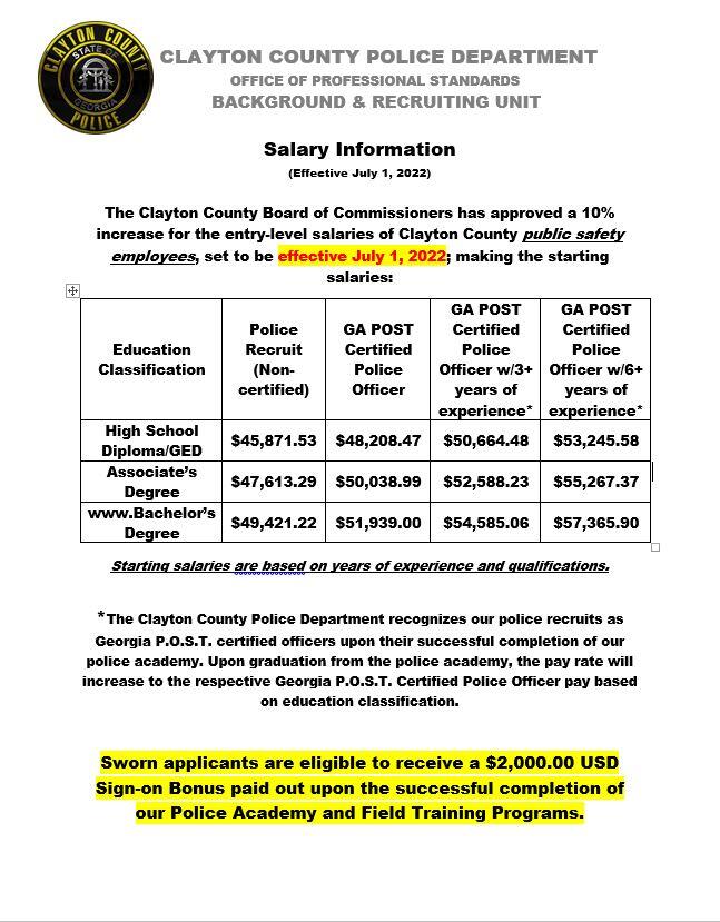 Clayton County Police Department Hiring Event (Clayton County Police