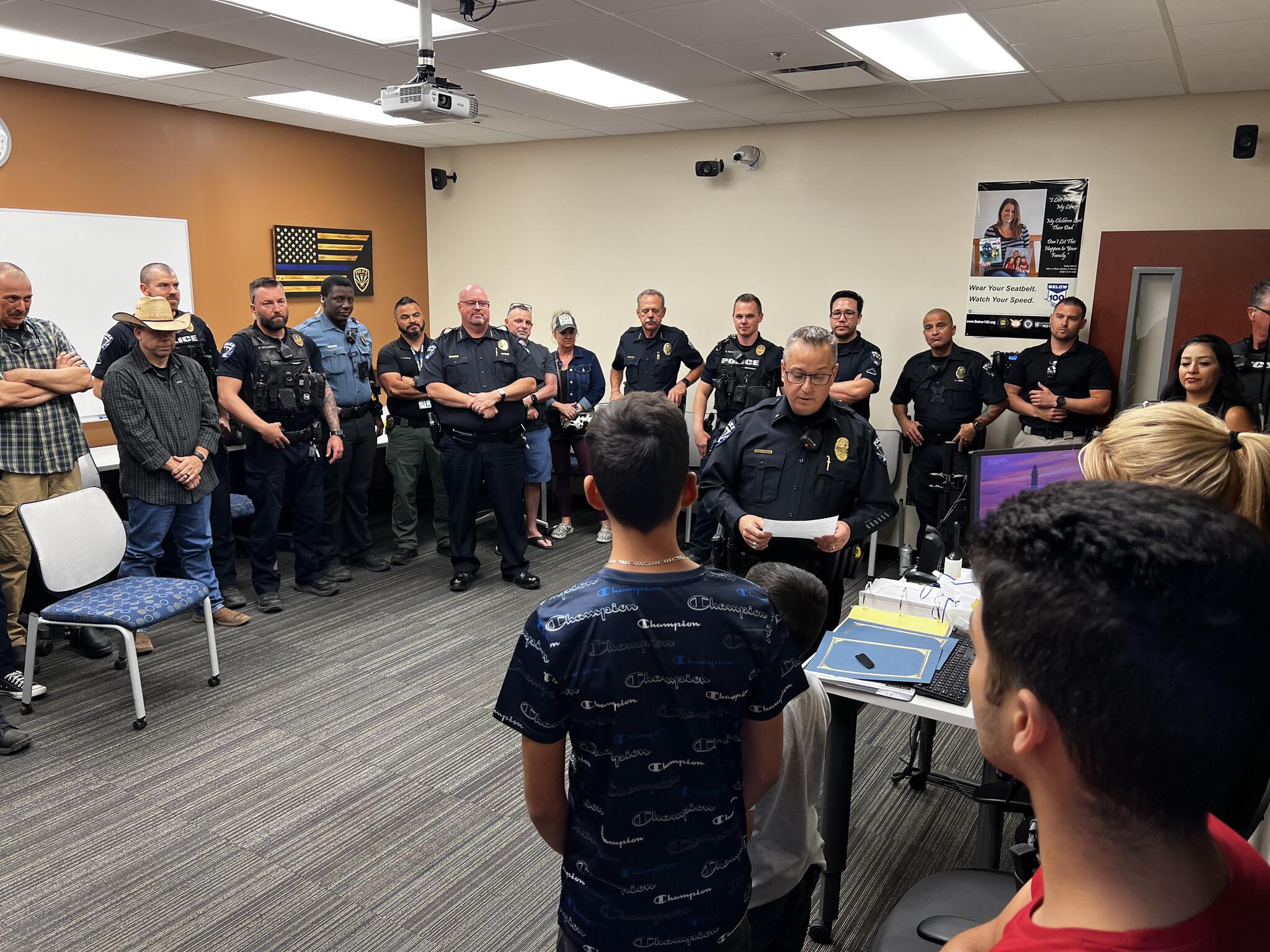 El Mirage boys receive Certificate of Valorous Conduct (El Mirage
