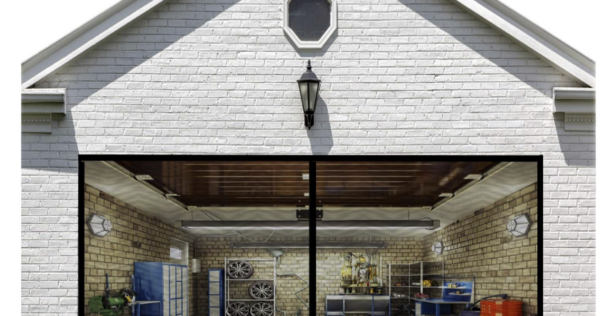 Garage Door Screen for 1 Car Garage Doors 8x7FT for 30 in Bluffton, SC