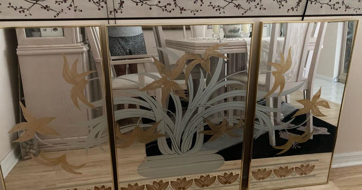 3 mirrors with etching for 40 in Fort Myers, FL Finds — Nextdoor