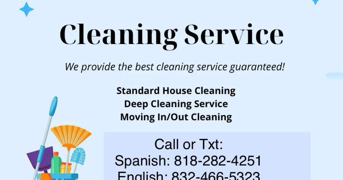 Cleaning service for Free in Waller, TX For Sale & Free — Nextdoor