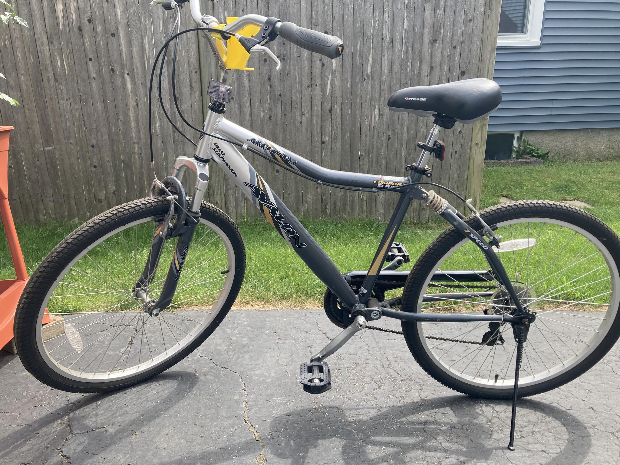 Avalon comfort series 10 speed bike-dual suspension for $65 in ...