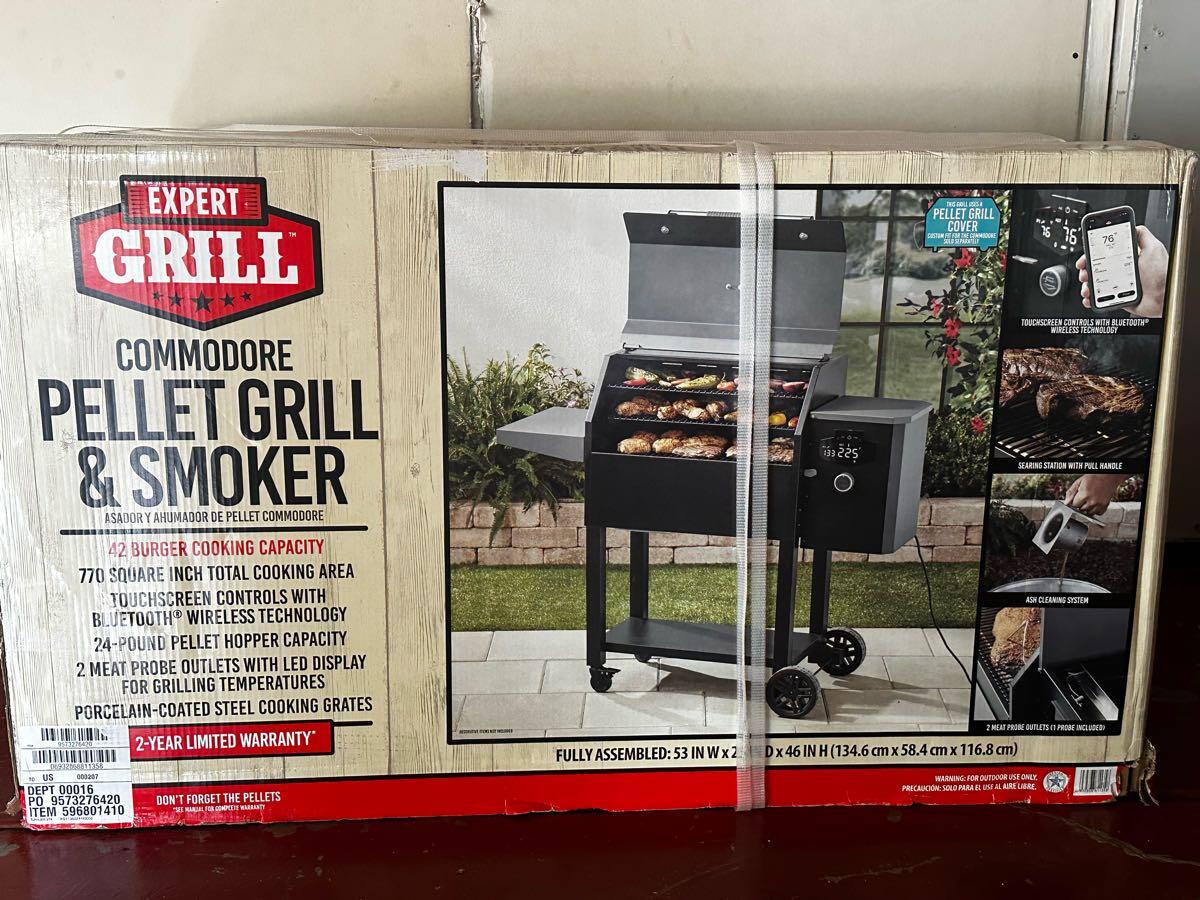 Got an Expert Commodore Pellet Grill and Smoker for free. It was