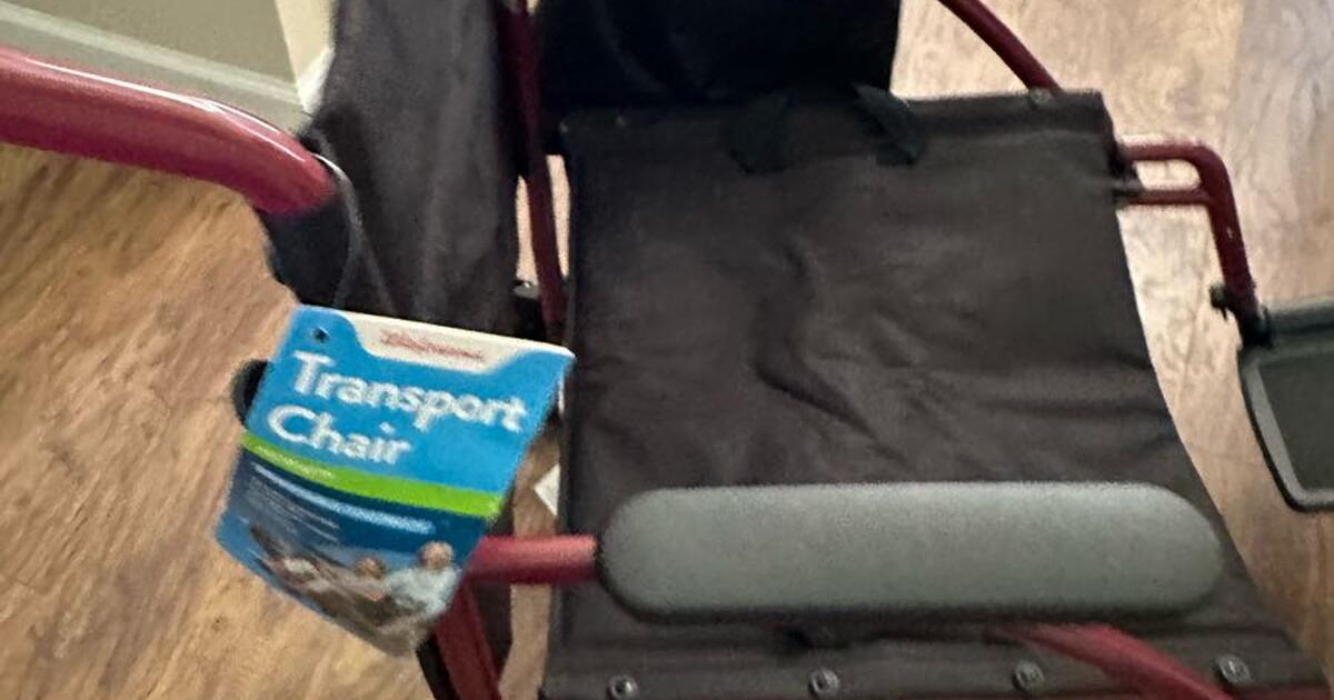 Walgreens Transport Chair 60 for 60 in High Point, NC For Sale