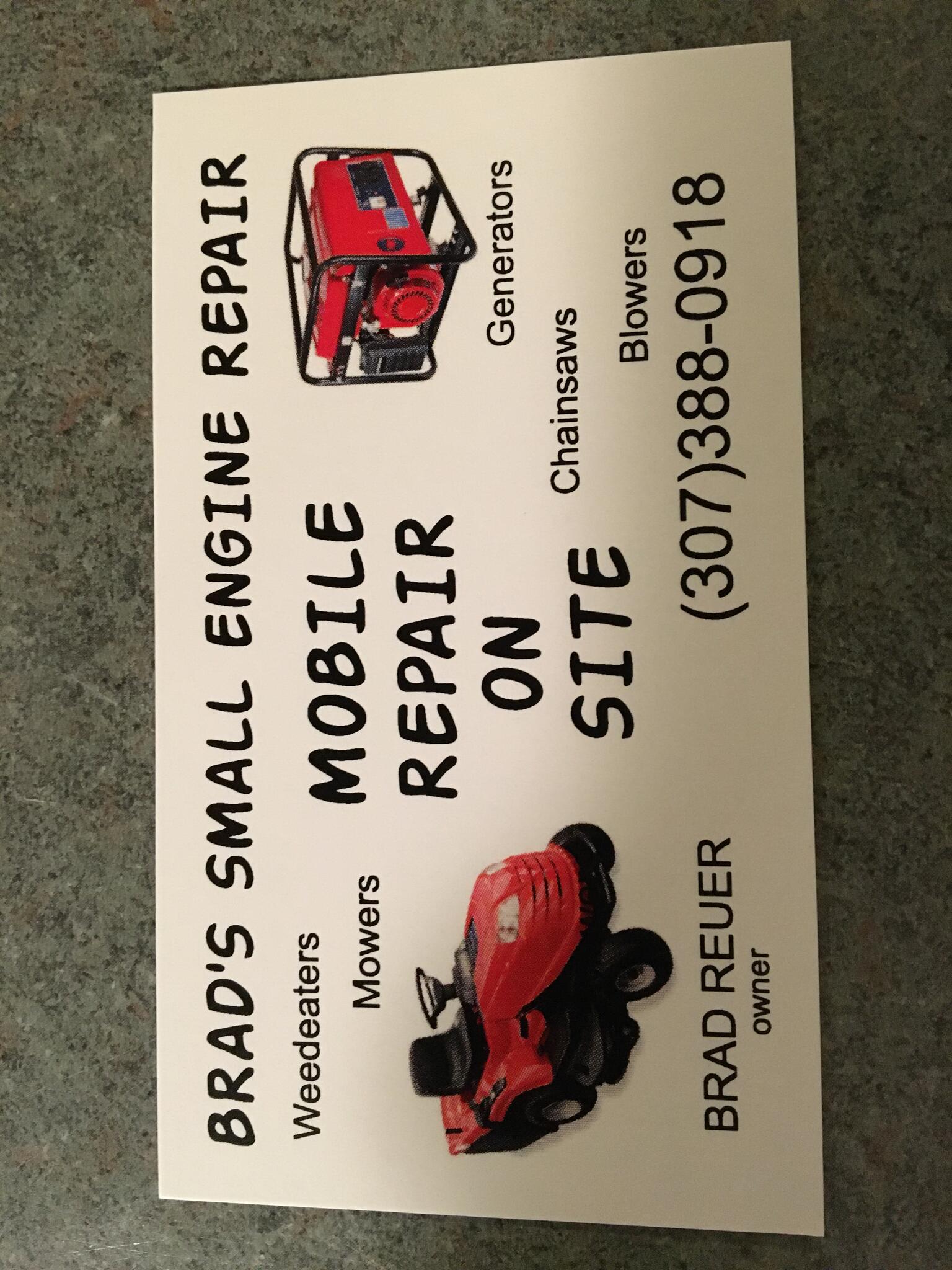 Small engine repair discount mobile near me