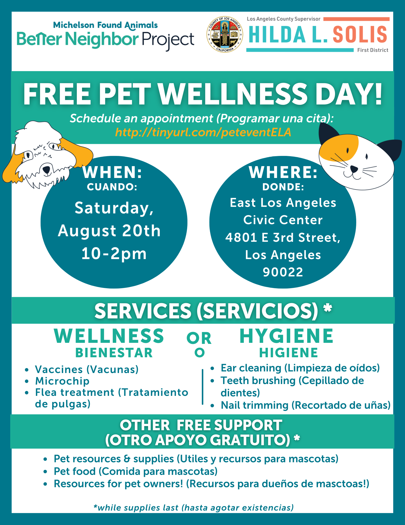 Pet Wellness Day in East Los Angeles (County of Los Angeles) —  Nextdoor — Nextdoor