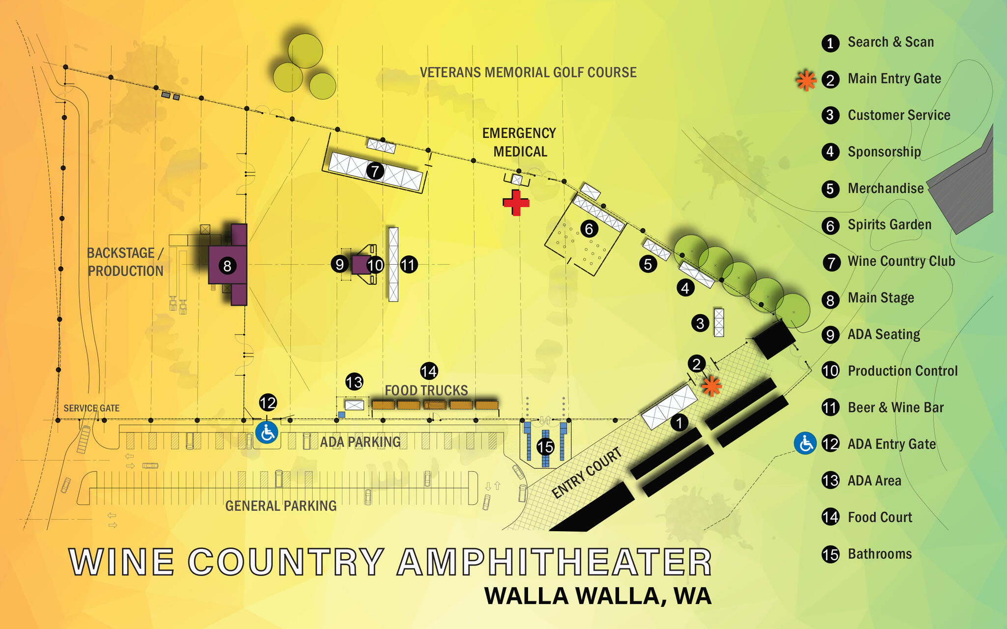 Updated Site Map Of New Wine Country Amphitheater And Map With Access   C990057efc23af068128a87368f3cfd2 