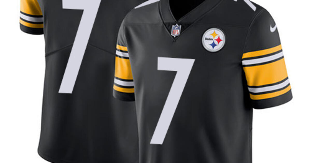 BRAND NEW Size XL NIKE Pittsburgh Steelers #7 Ben Roethlisberger Men’s ...