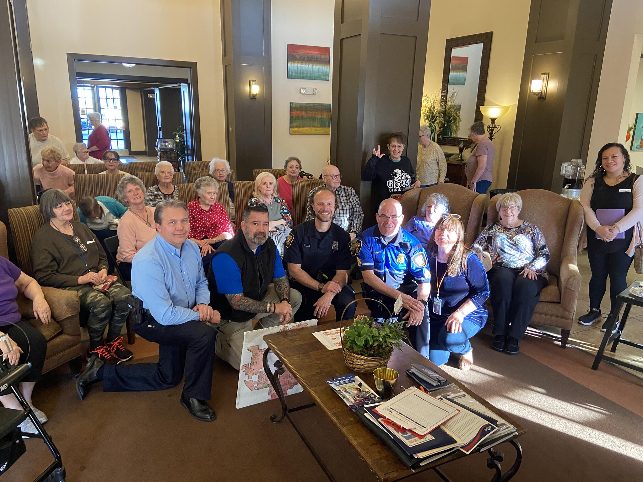 Meet & Greet Sedona Place Senior Living enjoy Meet & Greet with FWPD