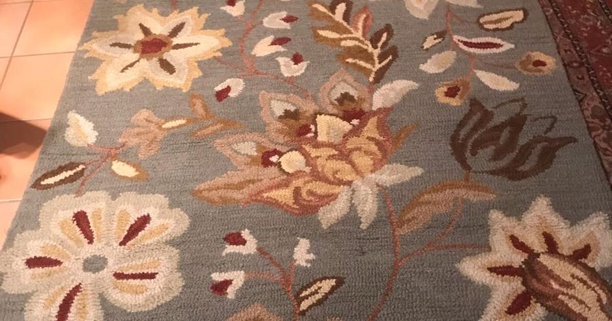 Beautiful Large Area Rug recently professionally cleaned for 85 in