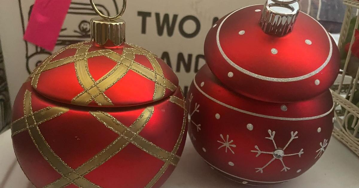 Christmas ornament containers for 5 in Eden Prairie, MN For Sale