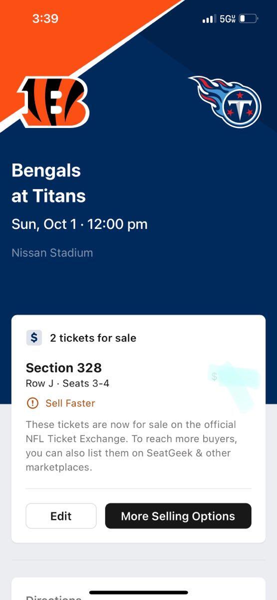 Section 328 at Nissan Stadium 