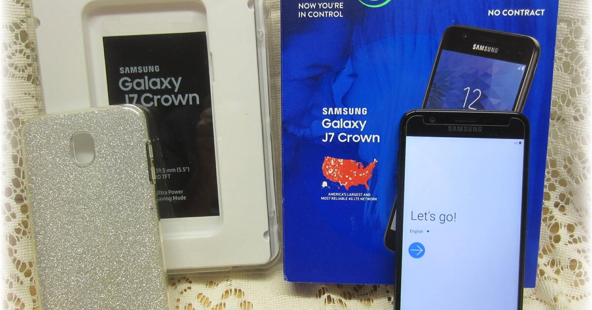 Unlocked SAMSUNG GALAXY J7 CROWN Cell Phone w/ Tracfone Sim Card for 75 in Madison, WI Finds