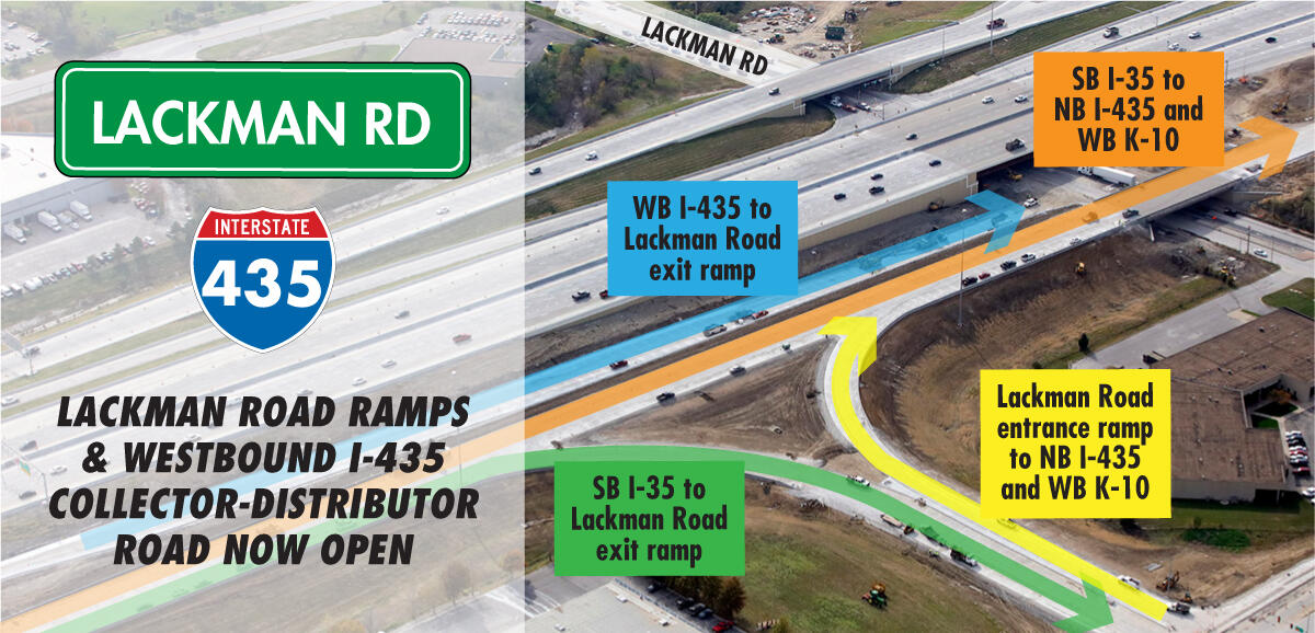 Collector/distributor ramps