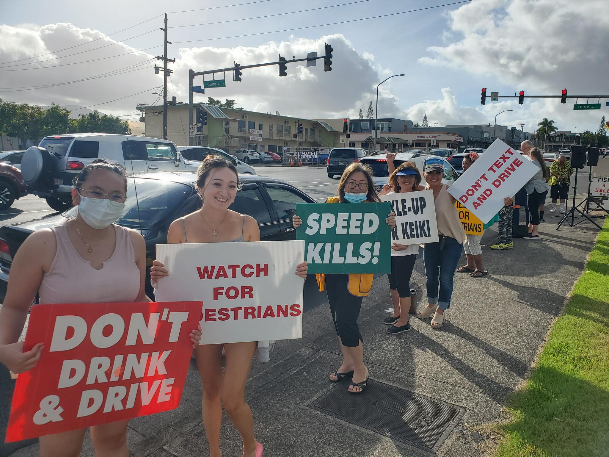 Wahiawa Traffic Safety Sign Waving Event (Honolulu Police Department) — Nextdoor — Nextdoor